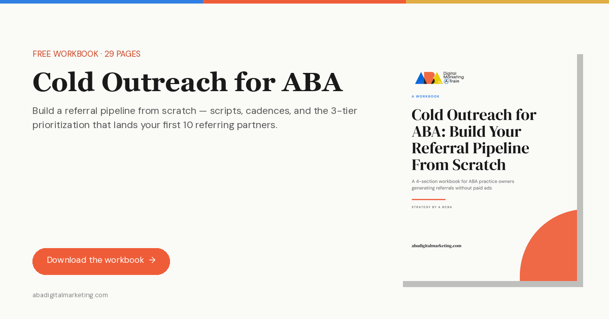 how to get referrals from doctors - Cold Outreach for ABA Practices