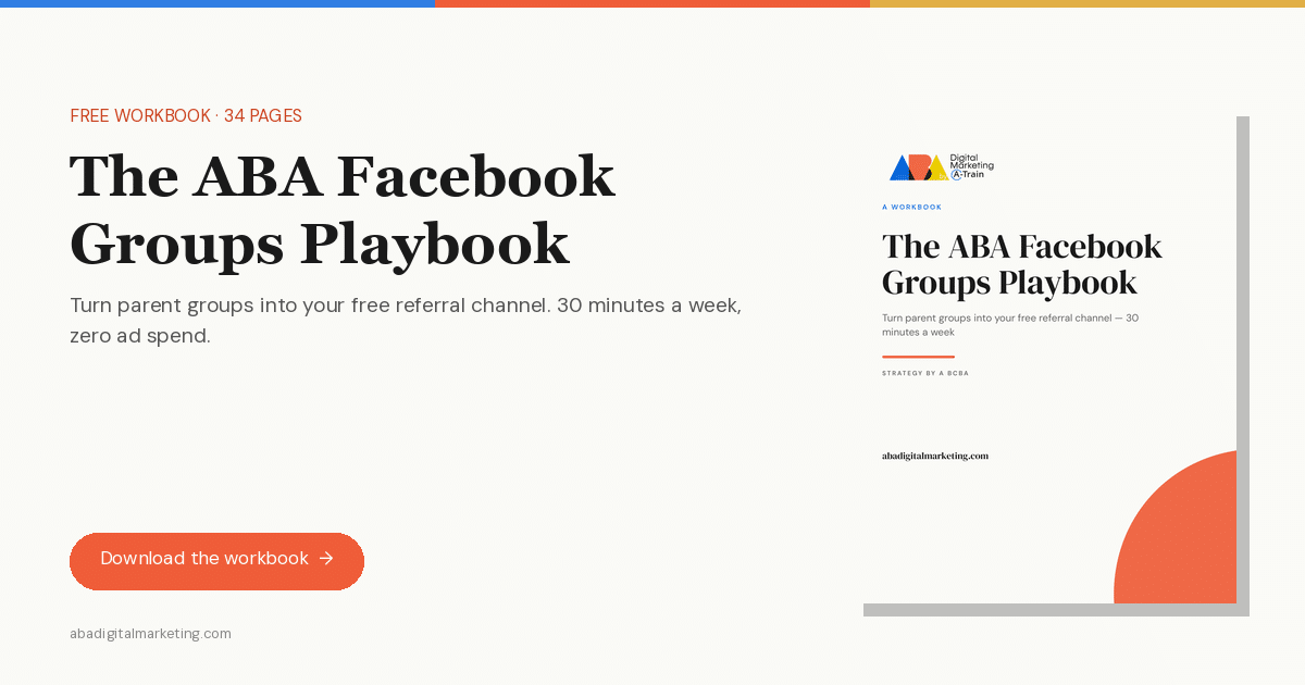 facebook marketing for therapists - The ABA Facebook Groups Playbook