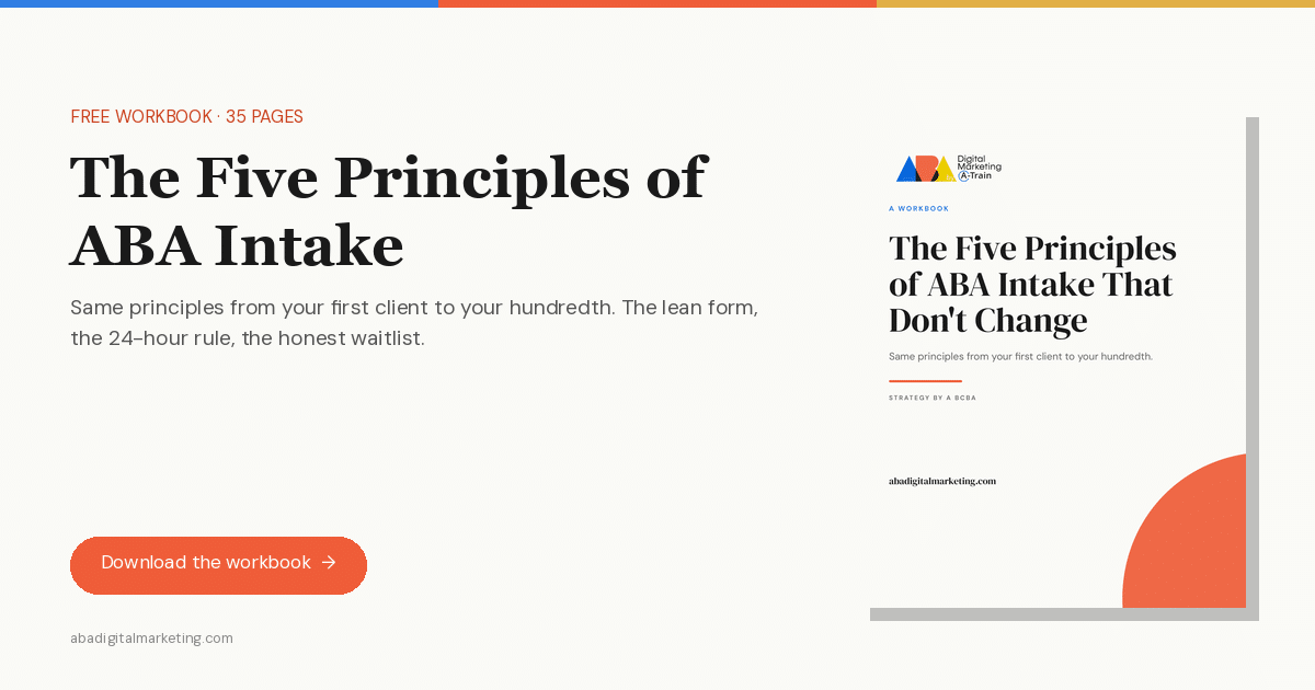 patient intake forms - ABA Intake Principles