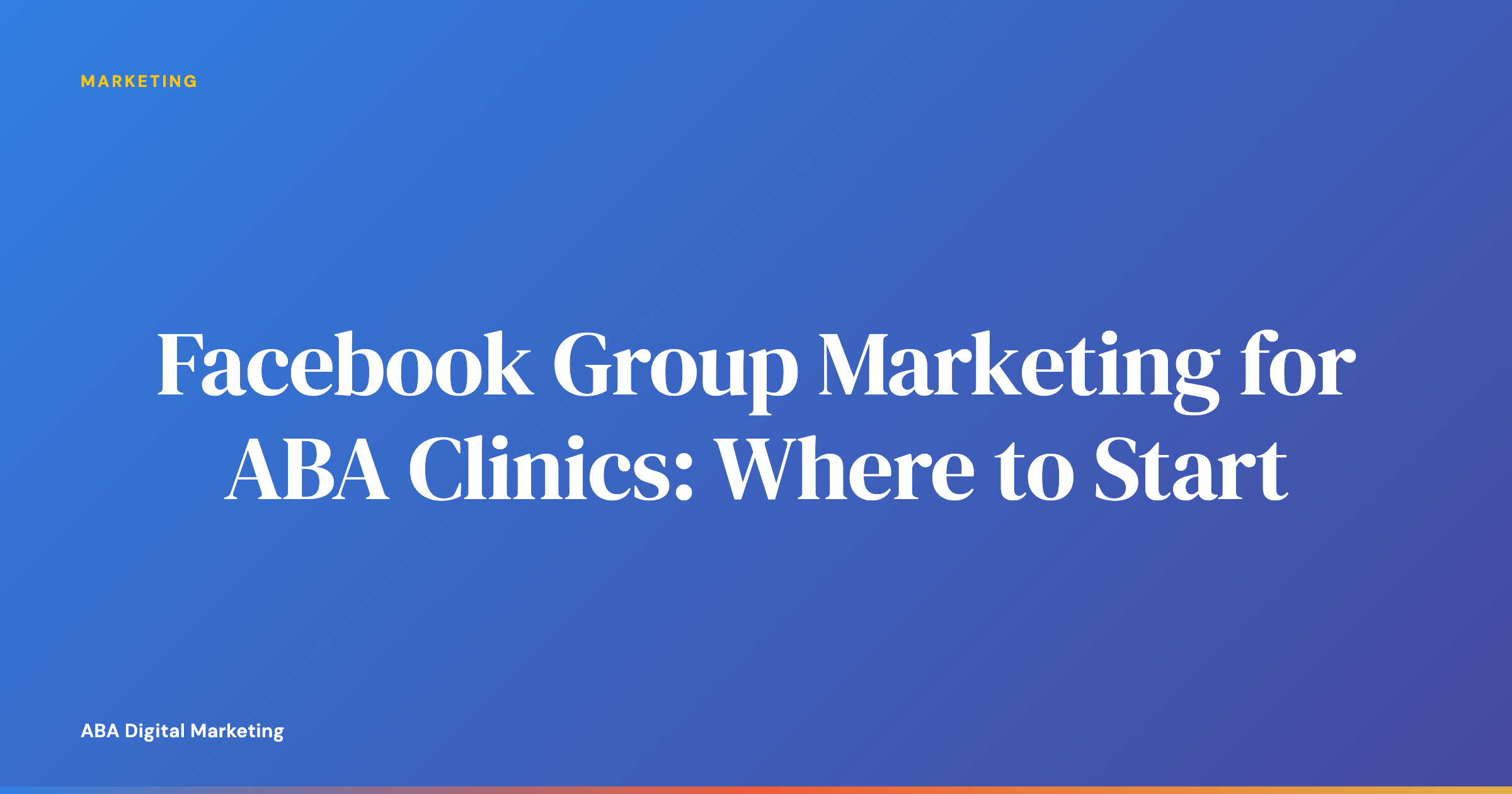 ABA clinician typing a helpful comment in a local Facebook group