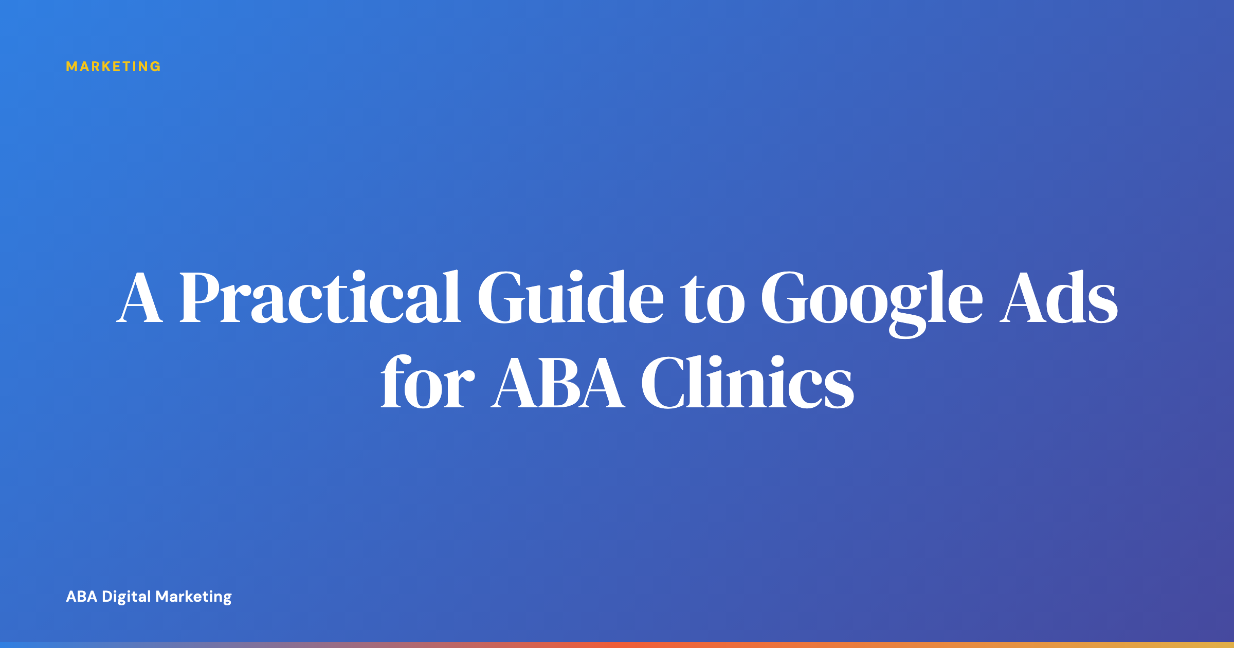 Parent searching for ABA therapy on a phone as a Google Ads result appears