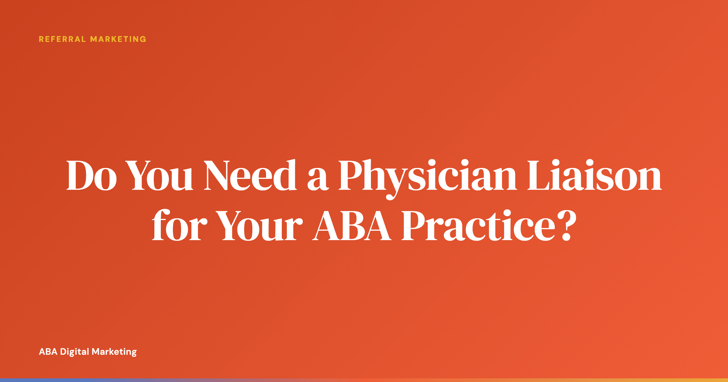 ABA physician liaison meeting with a pediatrician's office staff