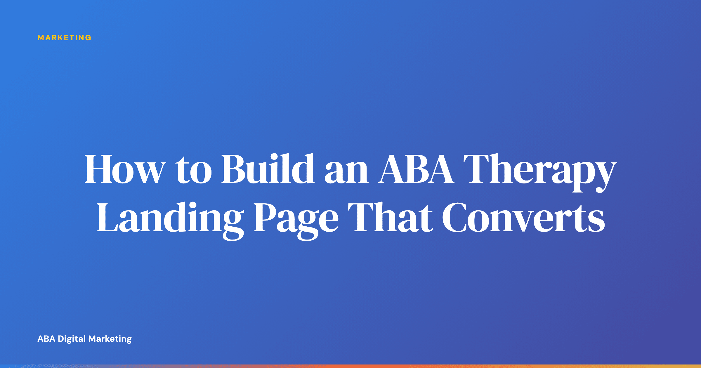 Parent reading an ABA clinic landing page on a phone with a short intake form